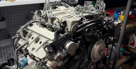 Заміна двигуна на контрактний через задири в циліндрах Audi A6 C7 3.0 TFSI CREC