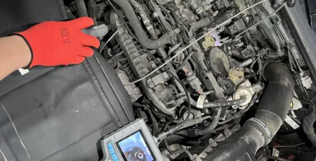 Эндоскопия двигателя