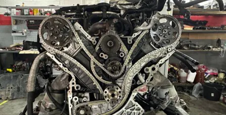 Замена двигателя, замена комплекта ГРМ