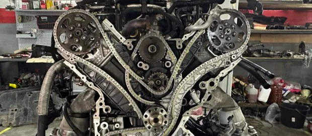 Замена двигателя, замена комплекта ГРМ