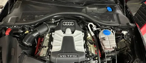 ТО двигателя и коробки передач Audi A6 C7 3.0 TFSI
