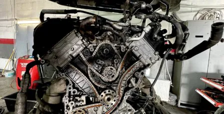 Замена цепей ГРМ Audi Q7 3.0 TDI