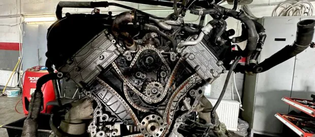 Замена цепей ГРМ Audi Q7 3.0 TDI