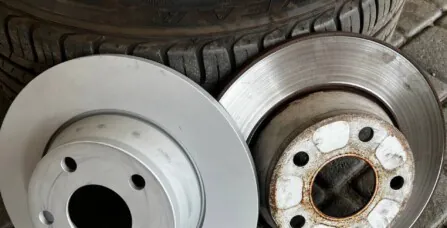 Замена тормозных дисков и колодок Audi TT 2.0 TFSI