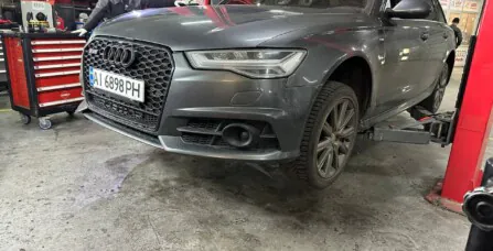 Замена прокладок развала блока цилиндров Audi A6 C7 3.0 TDI