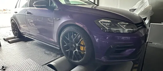 Замер мощности автомобиля Volkswagen Golf R 2.0 TSI